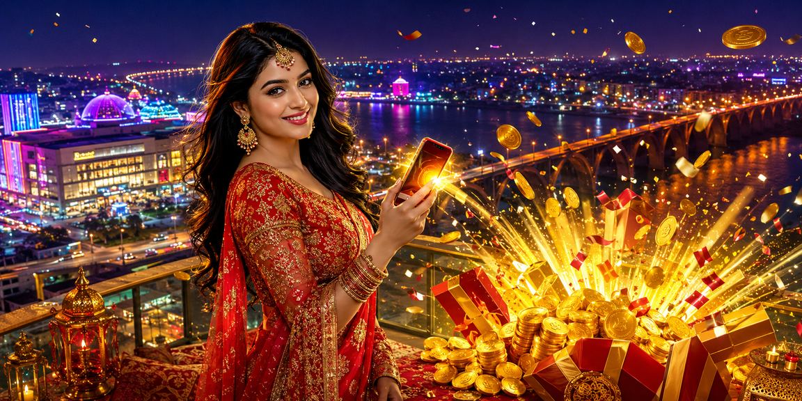 রাজশাহীতে নিয়ন আলোয় অনলাইন স্পোর্টস ইভেন্টে ডিপোজিট করছেন একজন ব্যবহারকারী
